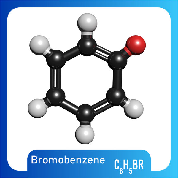 3D model c6h5br bromobenzene