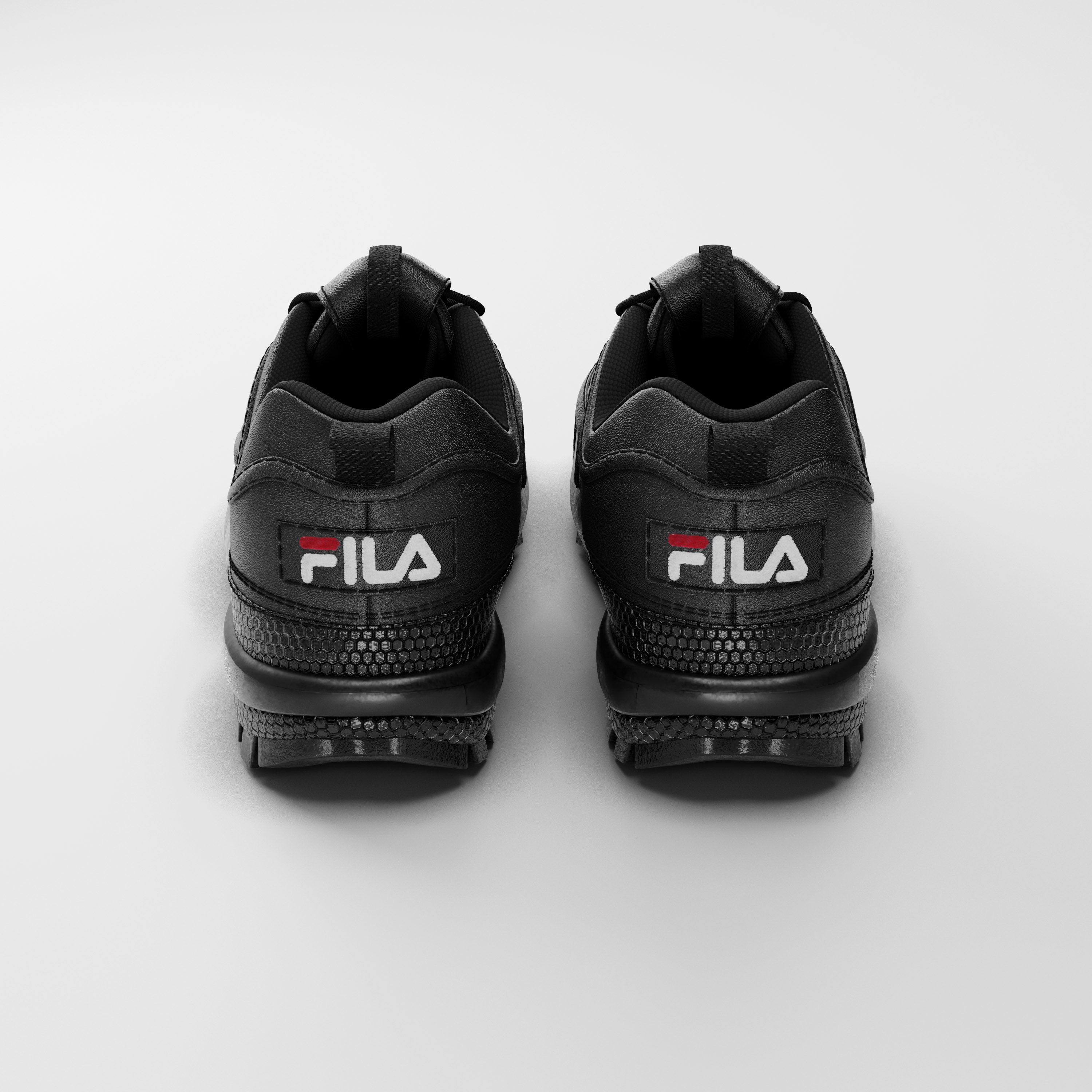 fila disruptor on model