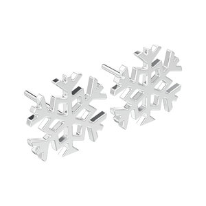 snowflake earrings 3D model