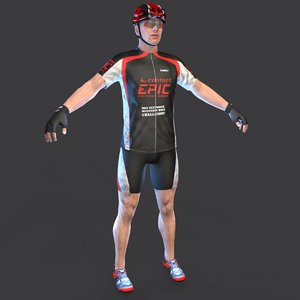 cyclist 3 3D