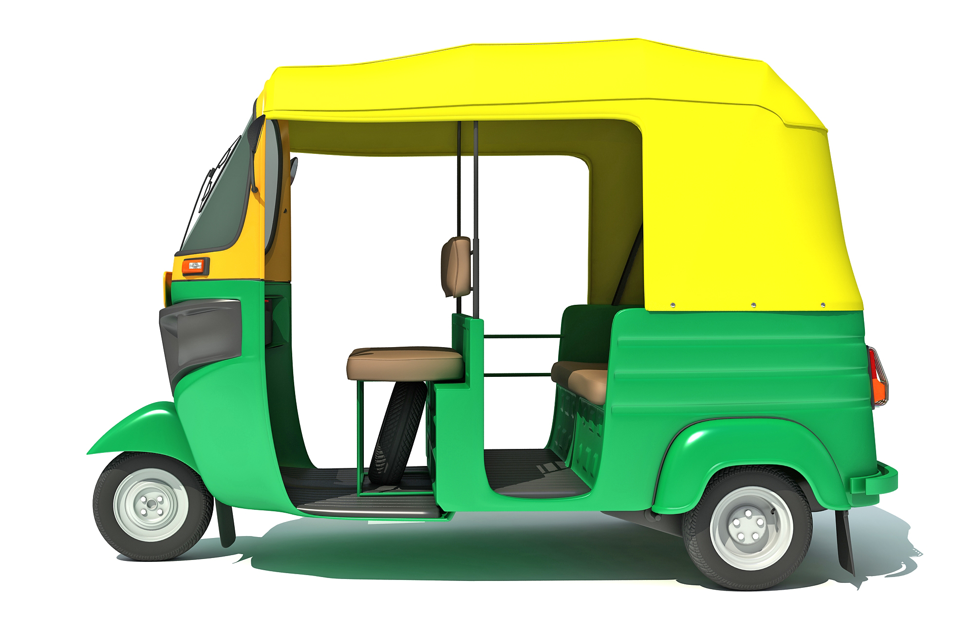 3D bajaj auto rickshaw tuktuk model - TurboSquid 1424739