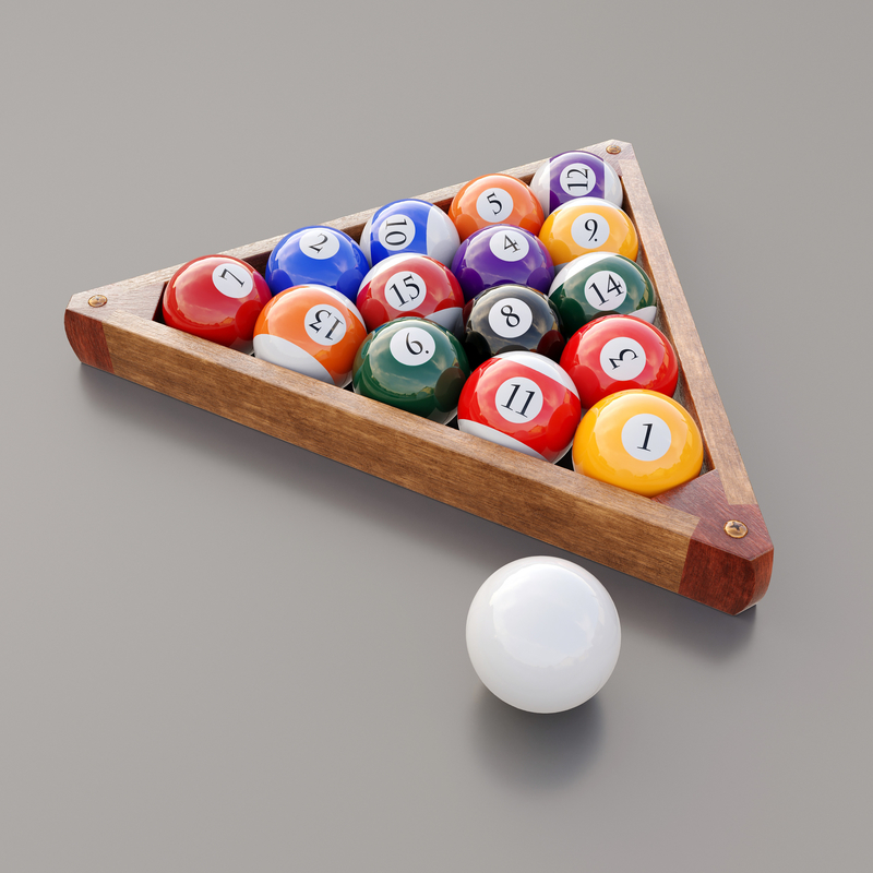 Billiard balls 3D model TurboSquid 1424881