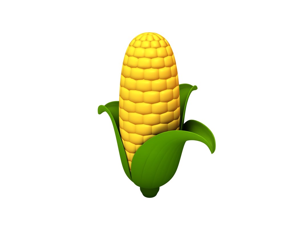 Free corn cartoon 3D - TurboSquid 1424885