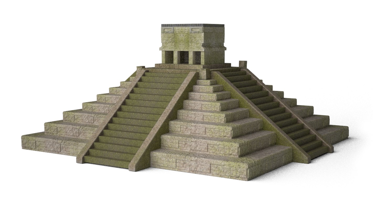 3d Mayan Pyramid Jungle - Turbosquid 1425246