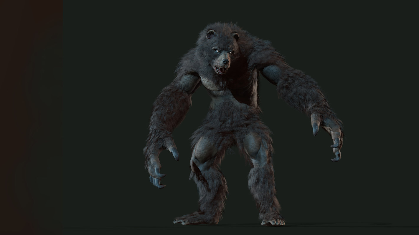 Character werebear 3D - TurboSquid 1424985