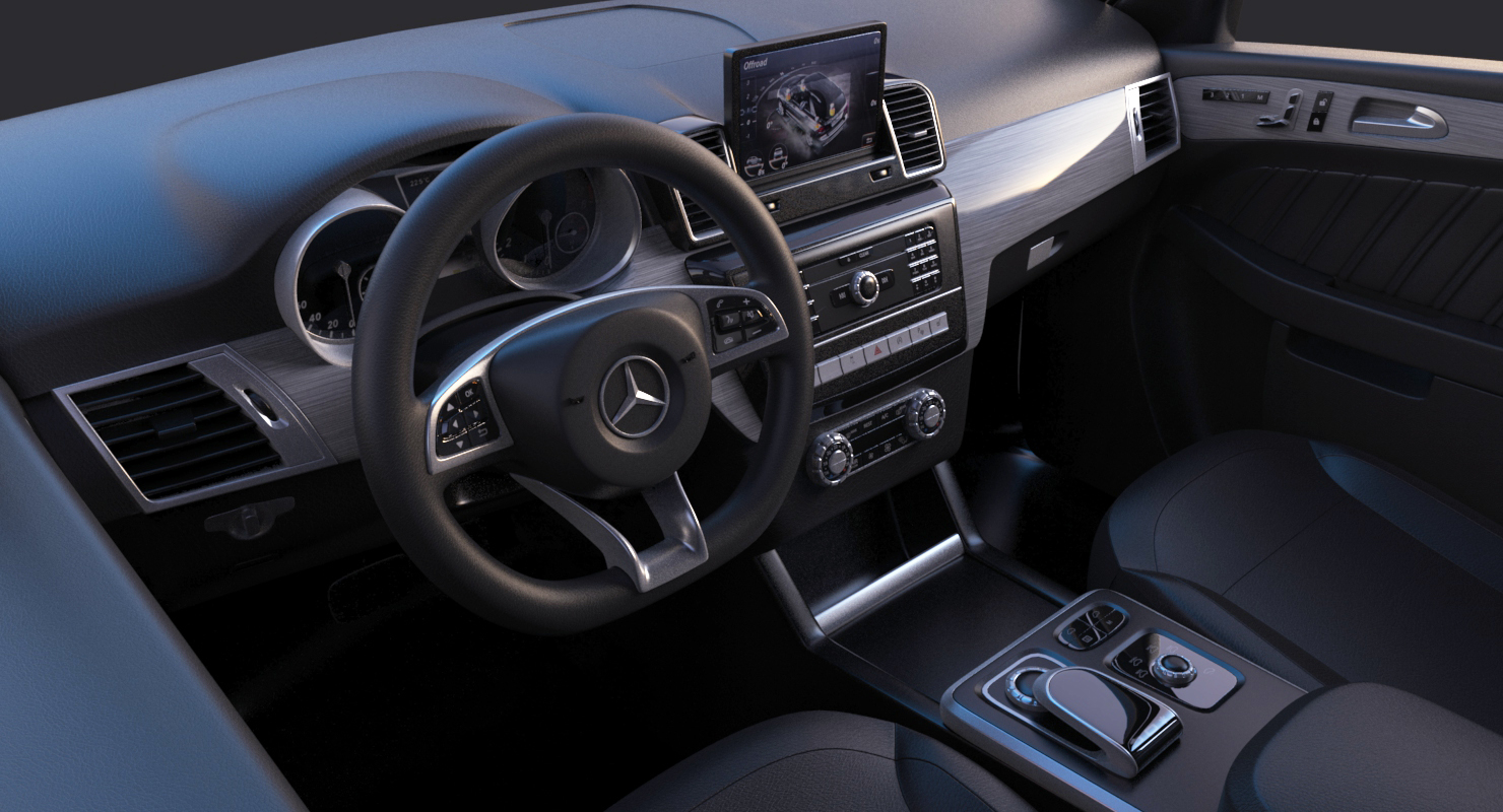 Innenraum Mercedes Gle 250 Niedriges Detail