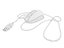 wired mouse 3D model