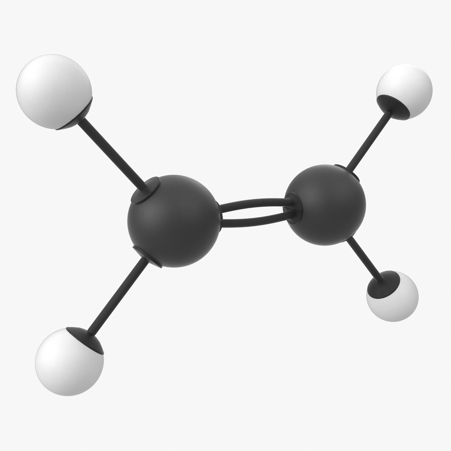 Ethylene molecule 3D model - TurboSquid 1425086