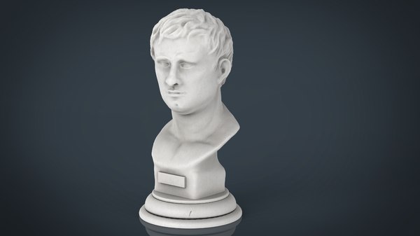 Agrippa Bust 3d Turbosquid