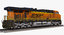 locomotive ge es44ac union pacific 3D