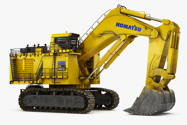 Mining Excavator Komatsu Pc8000 6 Model Turbosquid