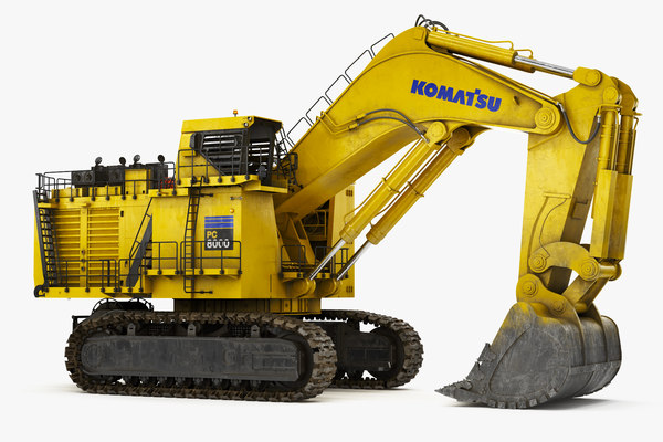 Mining Excavator Komatsu Pc8000 6 Model Turbosquid 1425301