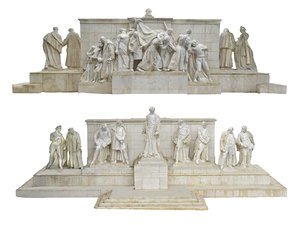 3D monument nations 16k model