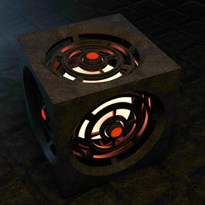 concepts fantasy cube 3D model