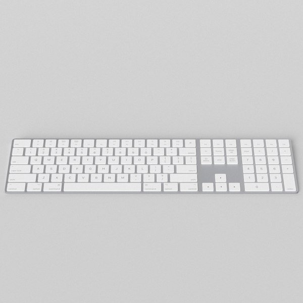 apple magic keyboard 2019 3D