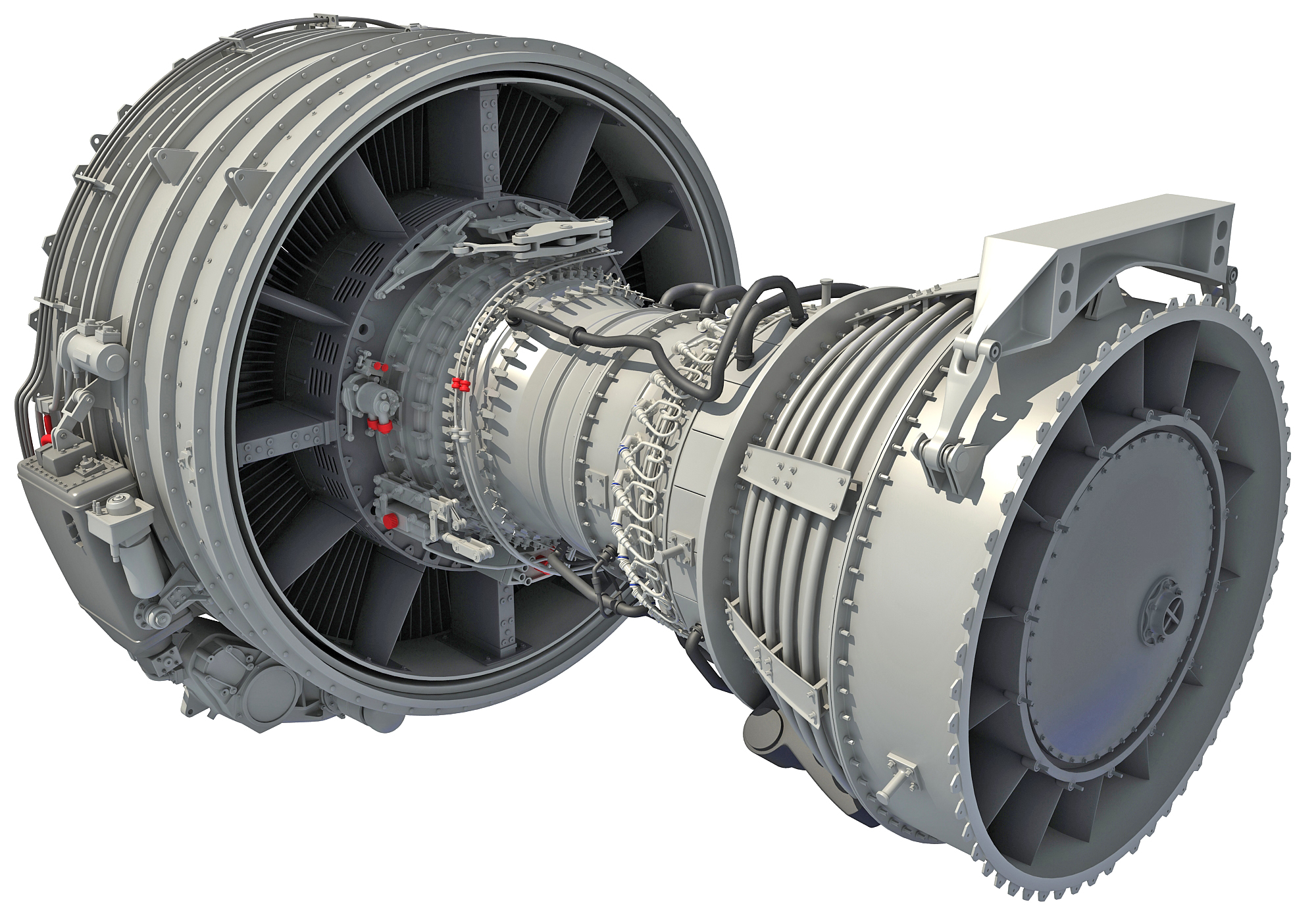 3ds cfm56 turbofan aircraft engine