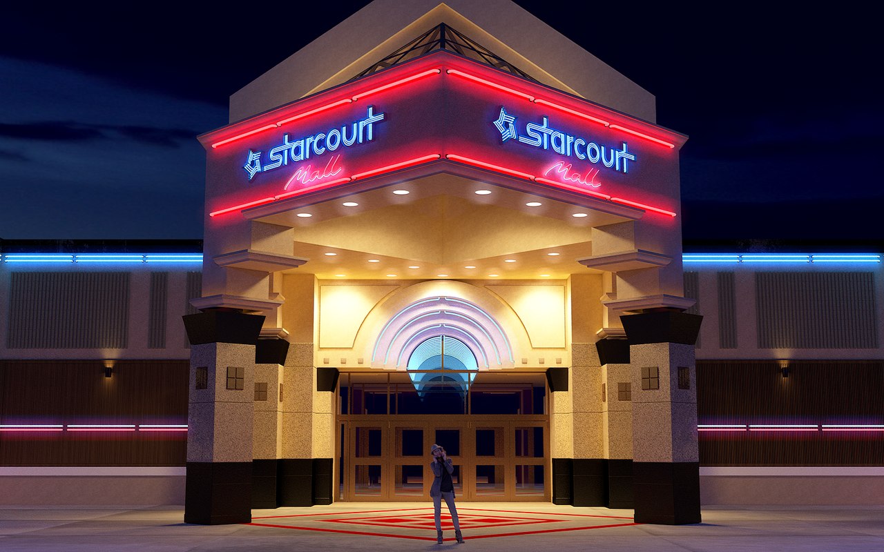 Starcourt Mall Stranger Things 3D