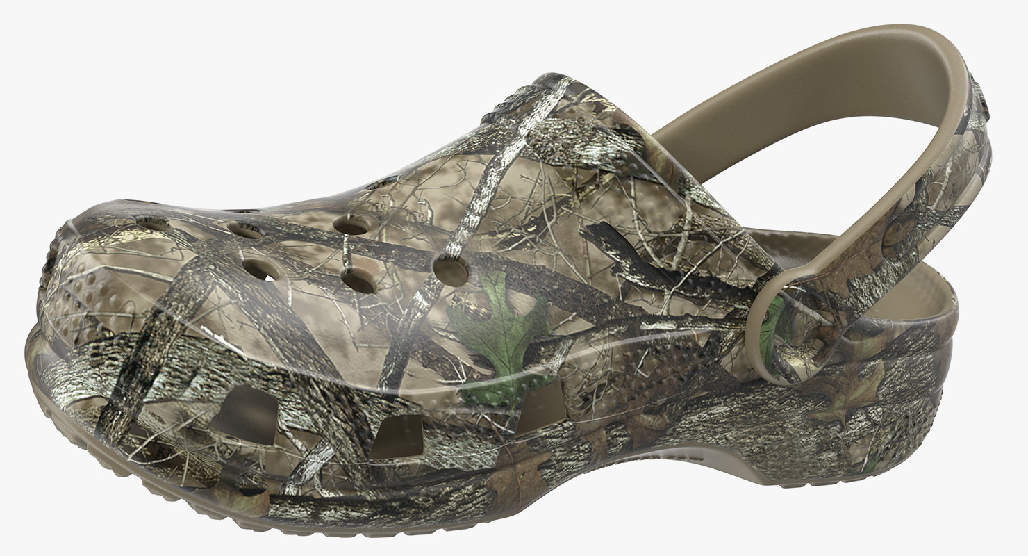 Crocs youth classic realtree 3D - TurboSquid 1425548