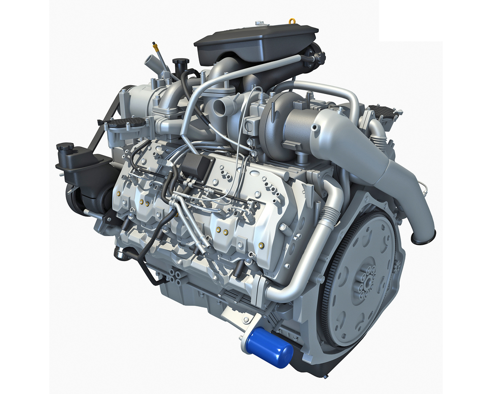 3d duramax diesel v8 turbo engine