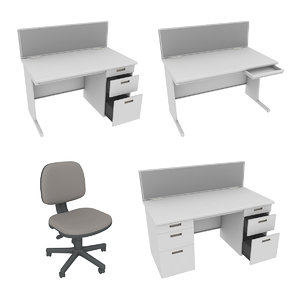 office desk chair 3D model