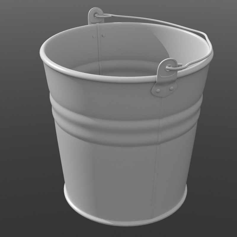 Bucket 3D - TurboSquid 1425532