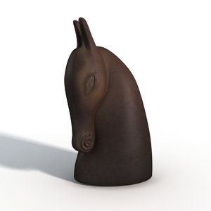 anette edmark horse head 3D