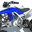 yamaha raptor atv sport bike 3d model