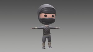 ninja games 3D model