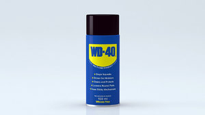 wd 40 spray 3D model