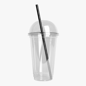 3D plastic cup - 500ml