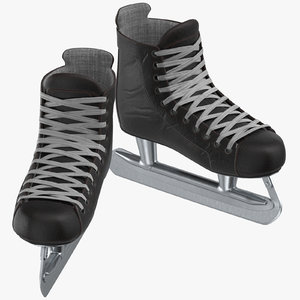 3D eighties ice hockey goalie model