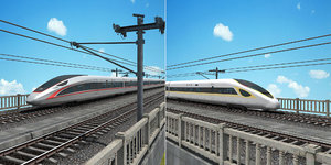 china speed train - model