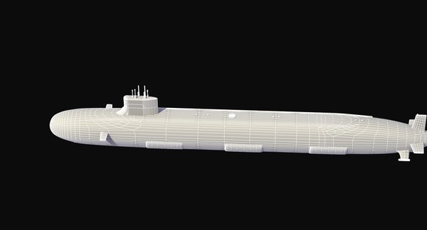 Seawolf attack submarine 3D model - TurboSquid 1426615