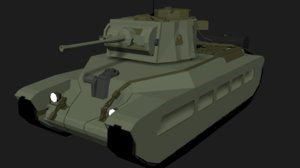 3D matilda isometric tank