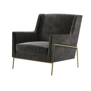 3D chair paget wingback