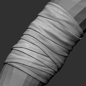 bandage arm wrapped 3D