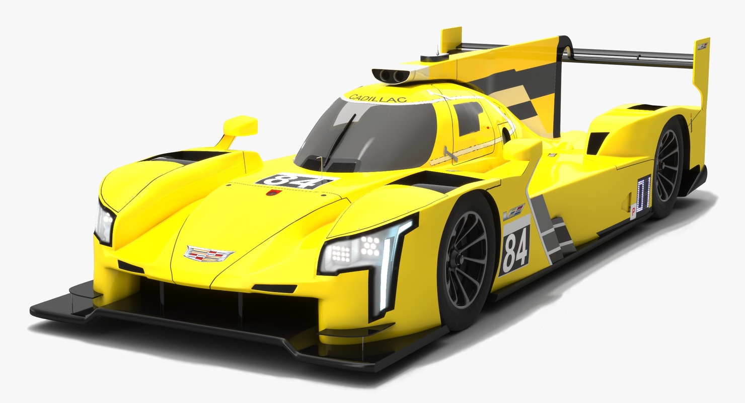 Cadillac IMSA LMP1 Sezon 2019 Kolekcja samochodów wyścigowych Model 3D ...