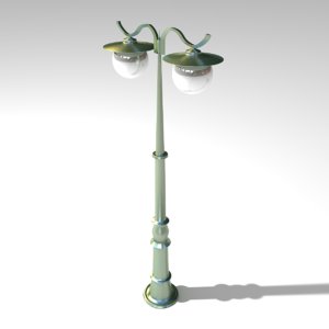 streets lamps 3D model
