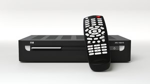 3D model receiver remote control tv