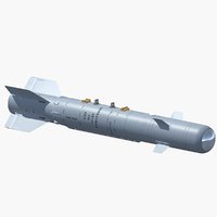 3d model kh-15 missile