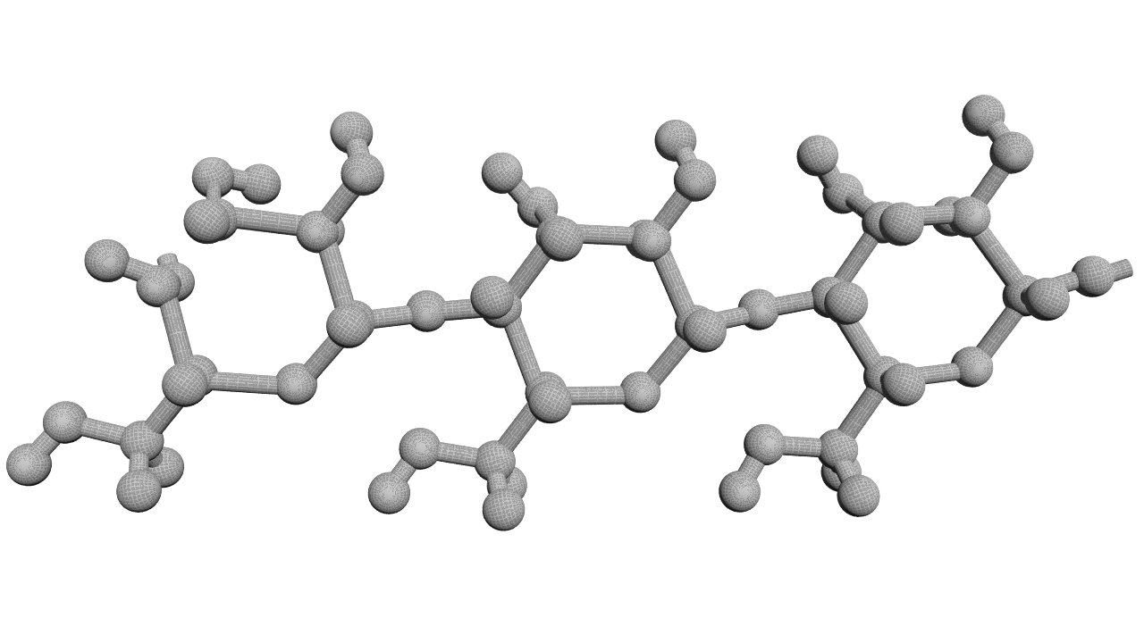 3d c6h12o6 molecule glucose