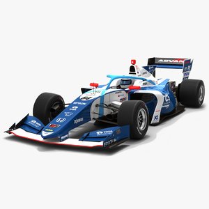 3D tcs nakajima racing 64 model