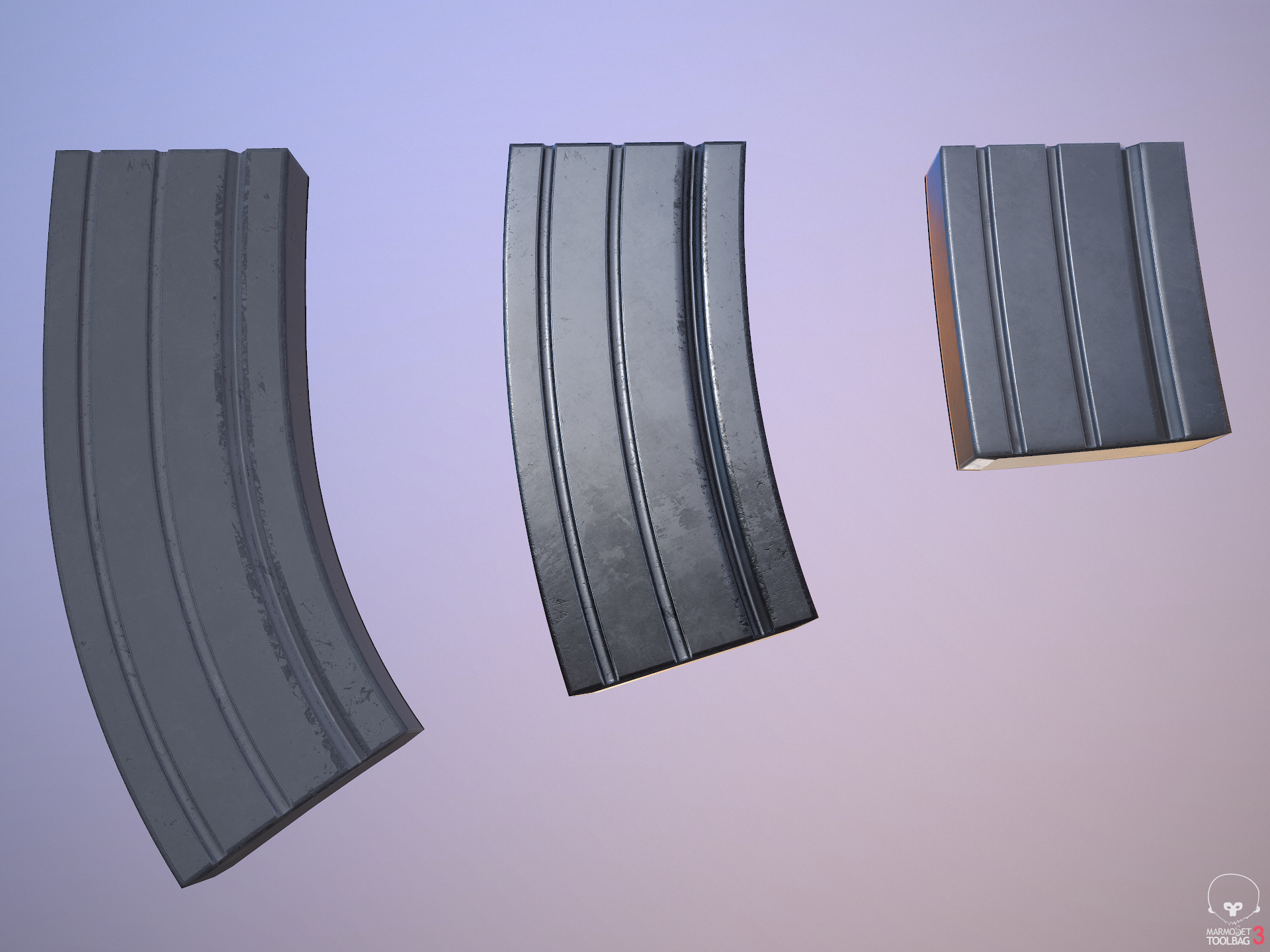 Rifle gun magazines pack 3D - TurboSquid 1427551