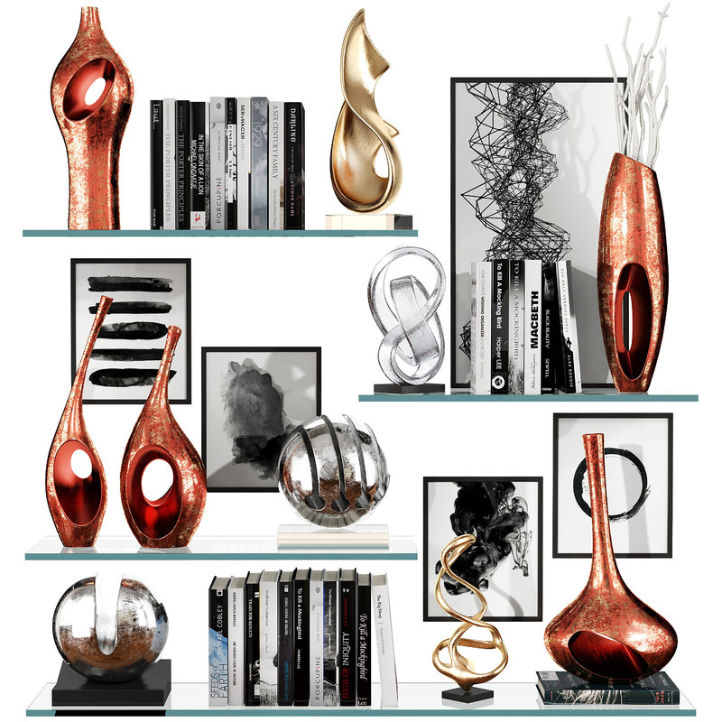 3D decor set - TurboSquid 1427129