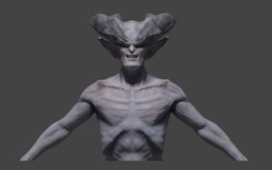 demonic character 3D model