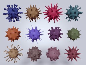 3D virus cell