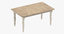 3D traditional furniture table model