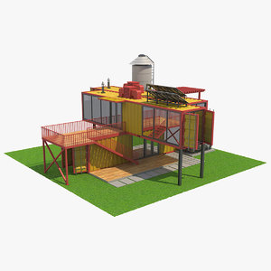 house container 3D