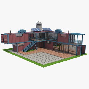 3D model house container