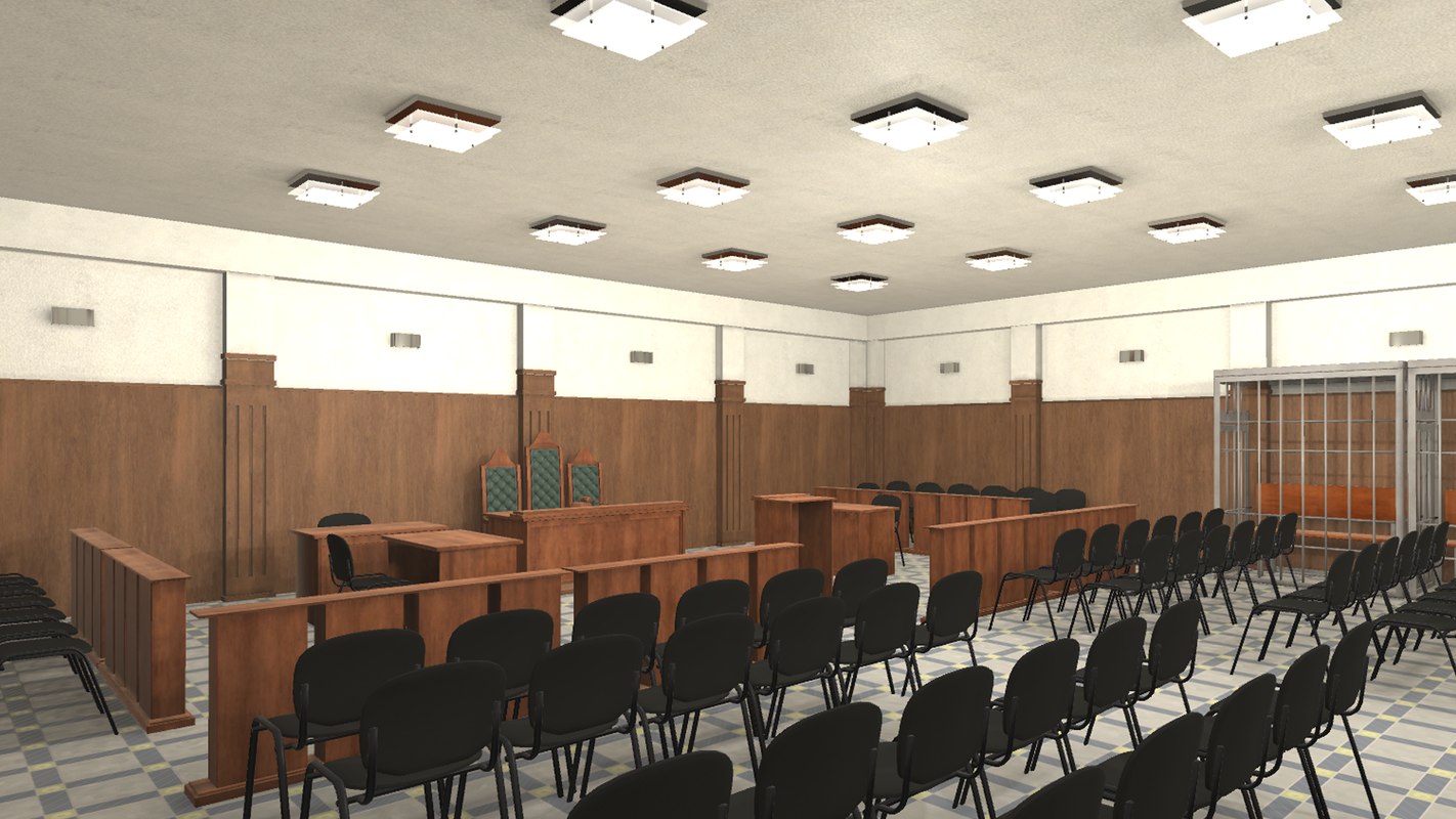 Games courtroom interior 3D model TurboSquid 1416274